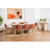Keys Road Designs Marina Curved Dining Table