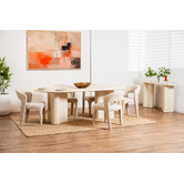 Keys Road Designs Marina Curved Dining Table