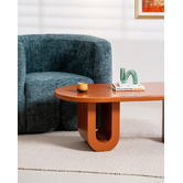 Keys Road Designs Koral Oval Coffee Table