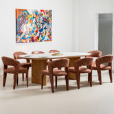 Keys Road Designs Orleri Ceramic Dining Table