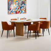 Keys Road Designs Orleri Ceramic Dining Table