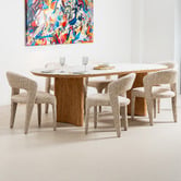 Keys Road Designs Orleri Ceramic Dining Table