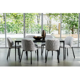 Keys Road Designs Vivorie II Ceramic Indoor/Outdoor Dining Table