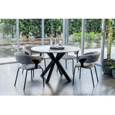 Keys Road Designs Athena Round Ceramic Dining Table