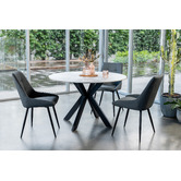 Keys Road Designs Athena Round Ceramic Dining Table