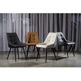 Keys Road Designs Orion Faux Leather Dining Chairs