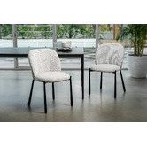 Keys Road Designs Raiden Boucle Dining Chairs