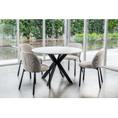 Keys Road Designs Raiden Boucle Dining Chairs