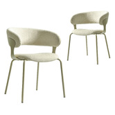 Keys Road Designs Levin Chenille Dining Chairs