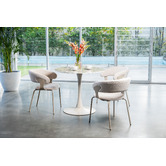Keys Road Designs Levin Chenille Dining Chairs