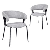 Keys Road Designs Levin Chenille Dining Chairs