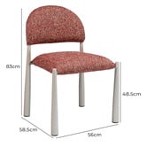 Keys Road Designs Jaiden Modern Dining Chairs