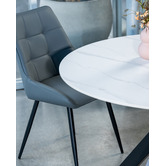 Keys Road Designs Athena Round Ceramic Dining Table