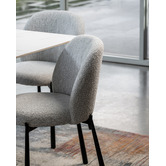 Keys Road Designs Raiden Boucle Dining Chairs