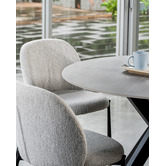 Keys Road Designs Raiden Boucle Dining Chairs