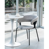 Keys Road Designs Levin Chenille Dining Chairs