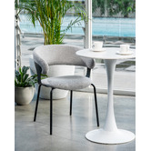 Keys Road Designs Levin Chenille Dining Chairs