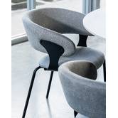 Keys Road Designs Levin Chenille Dining Chairs
