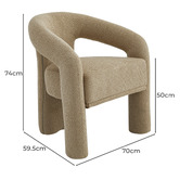 Keys Road Designs Bellevue Chenille Dining Chair