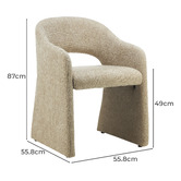 Keys Road Designs Gresham Chenille Dining Chairs