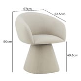 Keys Road Designs Compton Mohair-Feel Dining Chair
