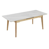 Keys Road Designs Delray Extendable Ceramic Dining Table