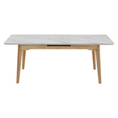 Keys Road Designs Delray Extendable Ceramic Dining Table