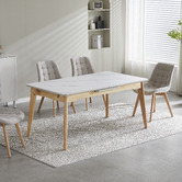 Keys Road Designs Delray Extendable Ceramic Dining Table