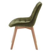 Keys Road Designs Fresno Chenille Dining Chairs