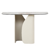 Keys Road Designs Milford Ceramic &amp; Glass Console Table