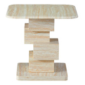 Keys Road Designs Easton Marble Side Table