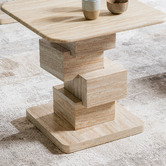 Keys Road Designs Easton Marble Side Table
