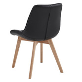 Keys Road Designs Fresno Faux Leather Dining Chairs
