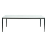 Keys Road Designs Miami Ceramic &amp; Glass Outdoor Dining Table