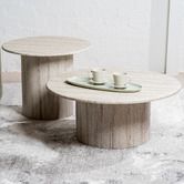 Keys Road Designs Staten Marble Side Table