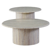 Keys Road Designs Staten Marble Side Table
