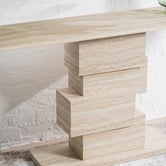 Keys Road Designs Easton Marble Console Table