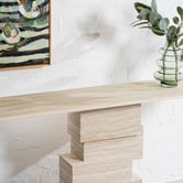 Keys Road Designs Easton Marble Console Table