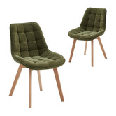 Keys Road Designs Fresno Chenille Dining Chairs