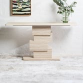 Keys Road Designs Easton Marble Console Table