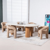 Keys Road Designs Bellevue Chenille Dining Chair