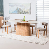 Keys Road Designs Miramar Chenille Dining Chairs