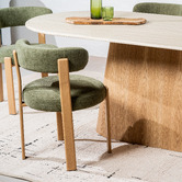 Keys Road Designs Miramar Chenille Dining Chairs