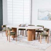 Keys Road Designs Miramar Chenille Dining Chairs