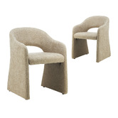Keys Road Designs Gresham Chenille Dining Chairs