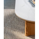 Keys Road Designs Orleri Oval Ceramic Coffee Table