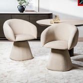 Keys Road Designs Compton Mohair-Feel Dining Chair