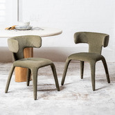 Keys Road Designs Roswell Mohair-Feel Dining Chairs