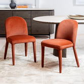 Keys Road Designs Larish Mohair Wool-Blend Dining Chairs