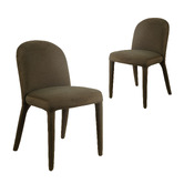 Keys Road Designs Larish Mohair Wool-Blend Dining Chairs